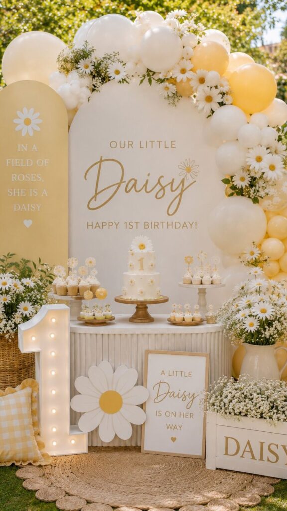 Daisy First Birthday