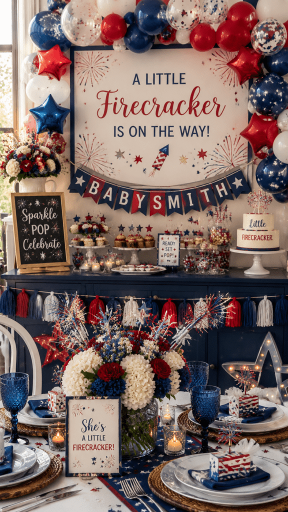 Little Firecracker Baby Shower
