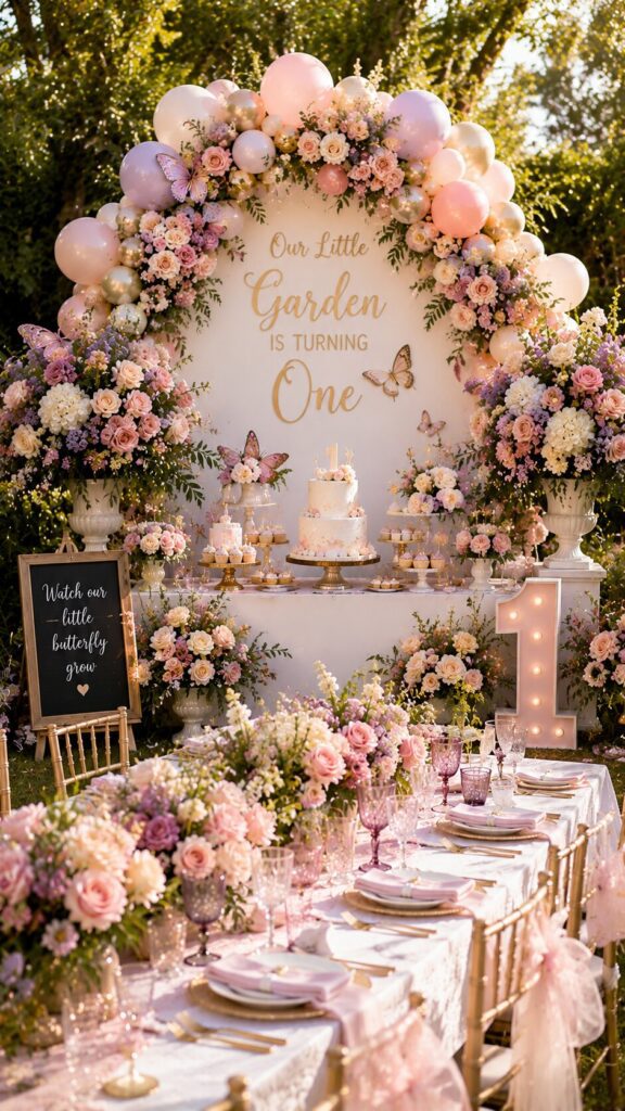Garden Party First Birthday