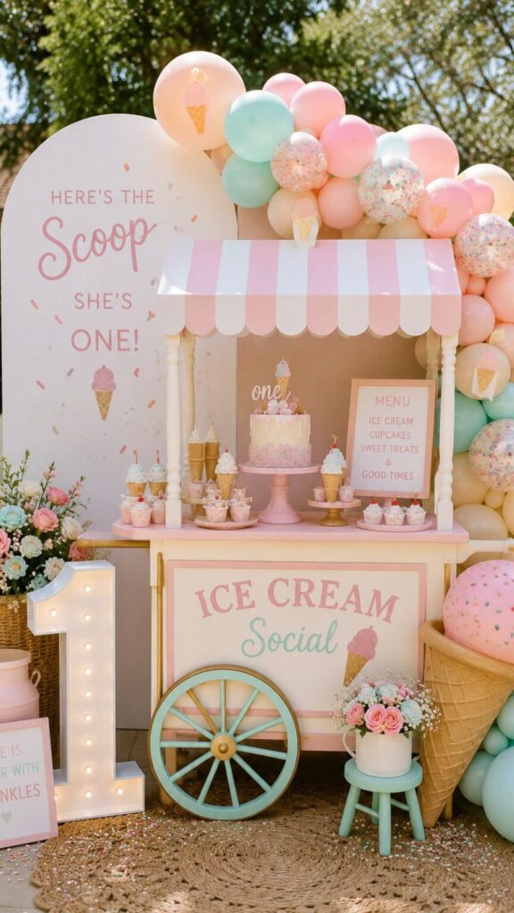 Ice Cream Social Birthday