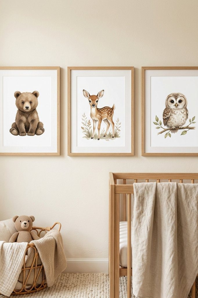 Watercolor Baby Animal Prints