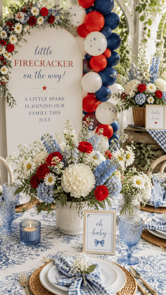 Baby in Bloom America Theme
