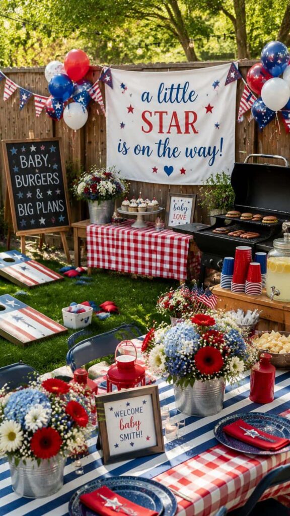 Backyard BBQ Baby Shower