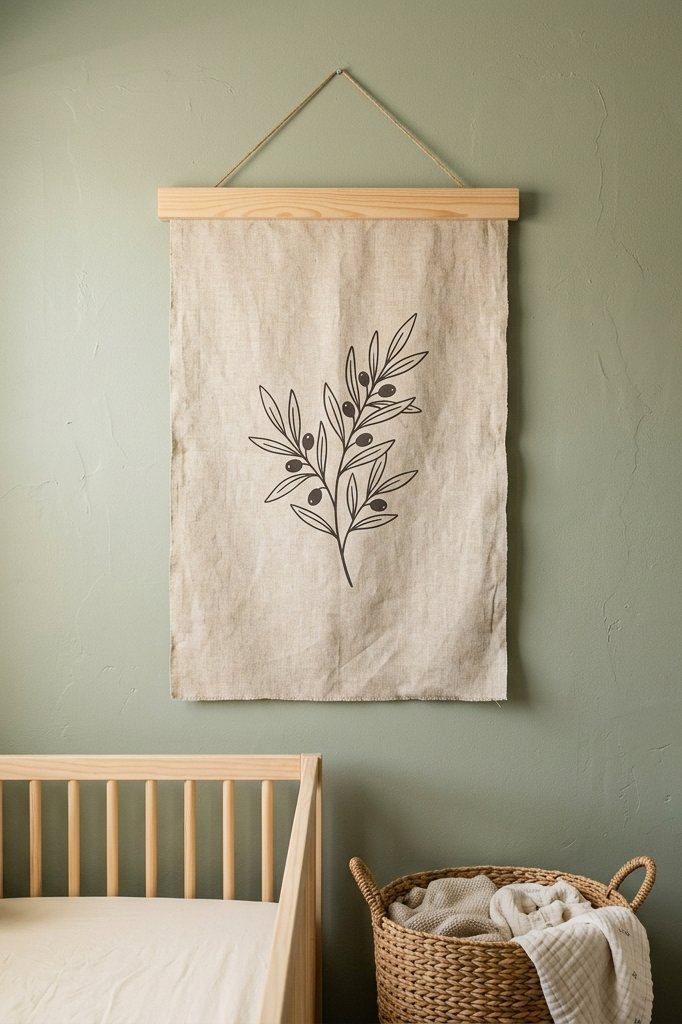 Hanging Wooden Canvas Banners