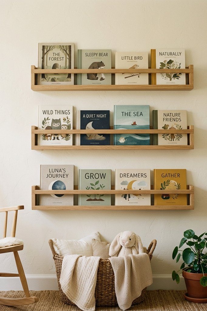 Floating Book Ledges
