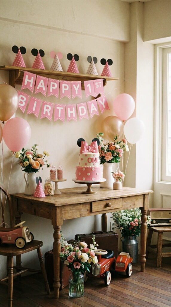 Minnie Mouse First Birthday