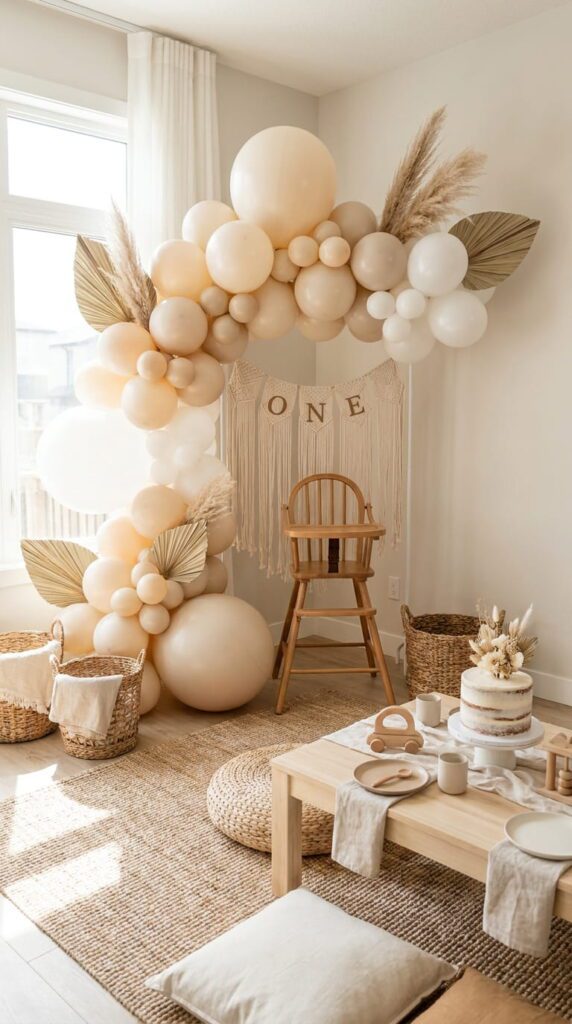 Neutral Boho Birthday