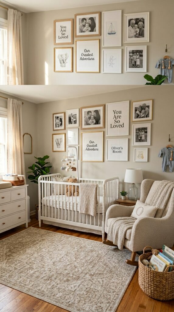 Gallery Wall with Family Photos