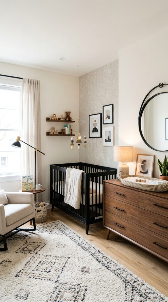 Matte Black Crib Accents
