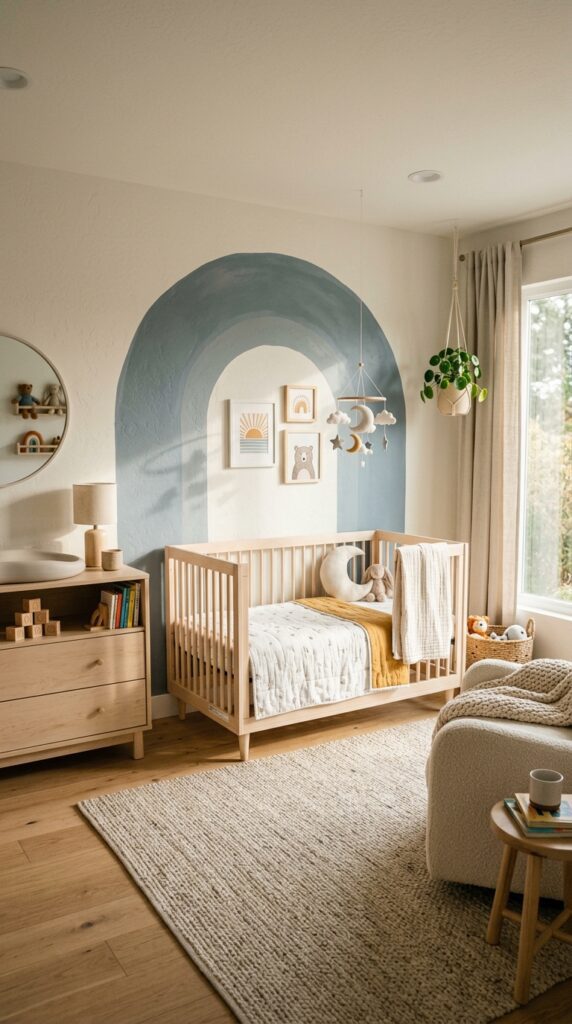 Modern Arch Wall Paint Design