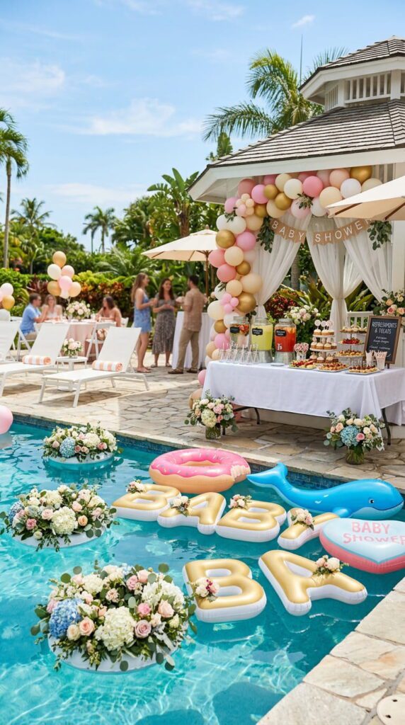 Poolside Baby Shower