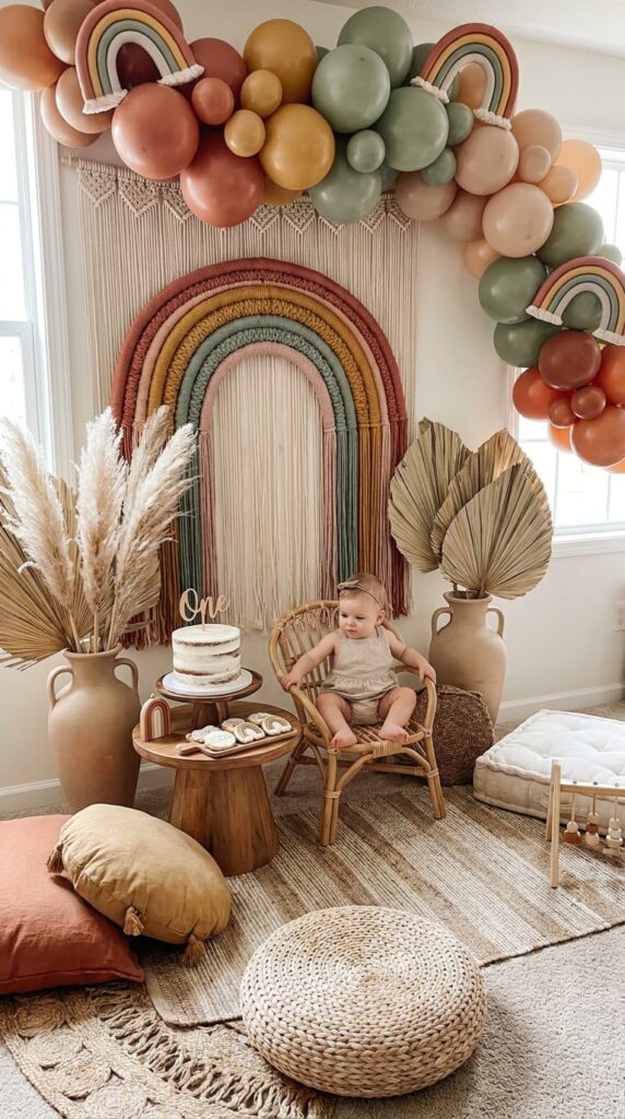 Boho Rainbow Birthday