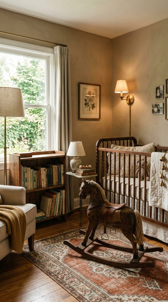 Vintage-Inspired Nursery Decor
