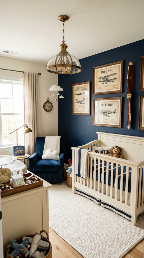 Vintage Airplane Nursery
