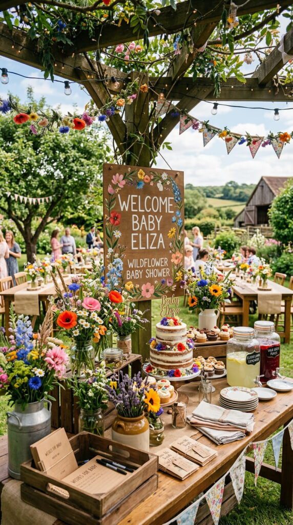 Wildflower Baby Shower