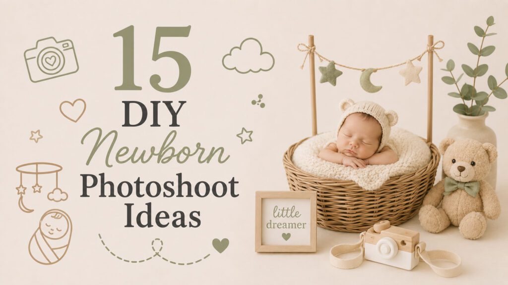 diy newborn photoshoot ideas
