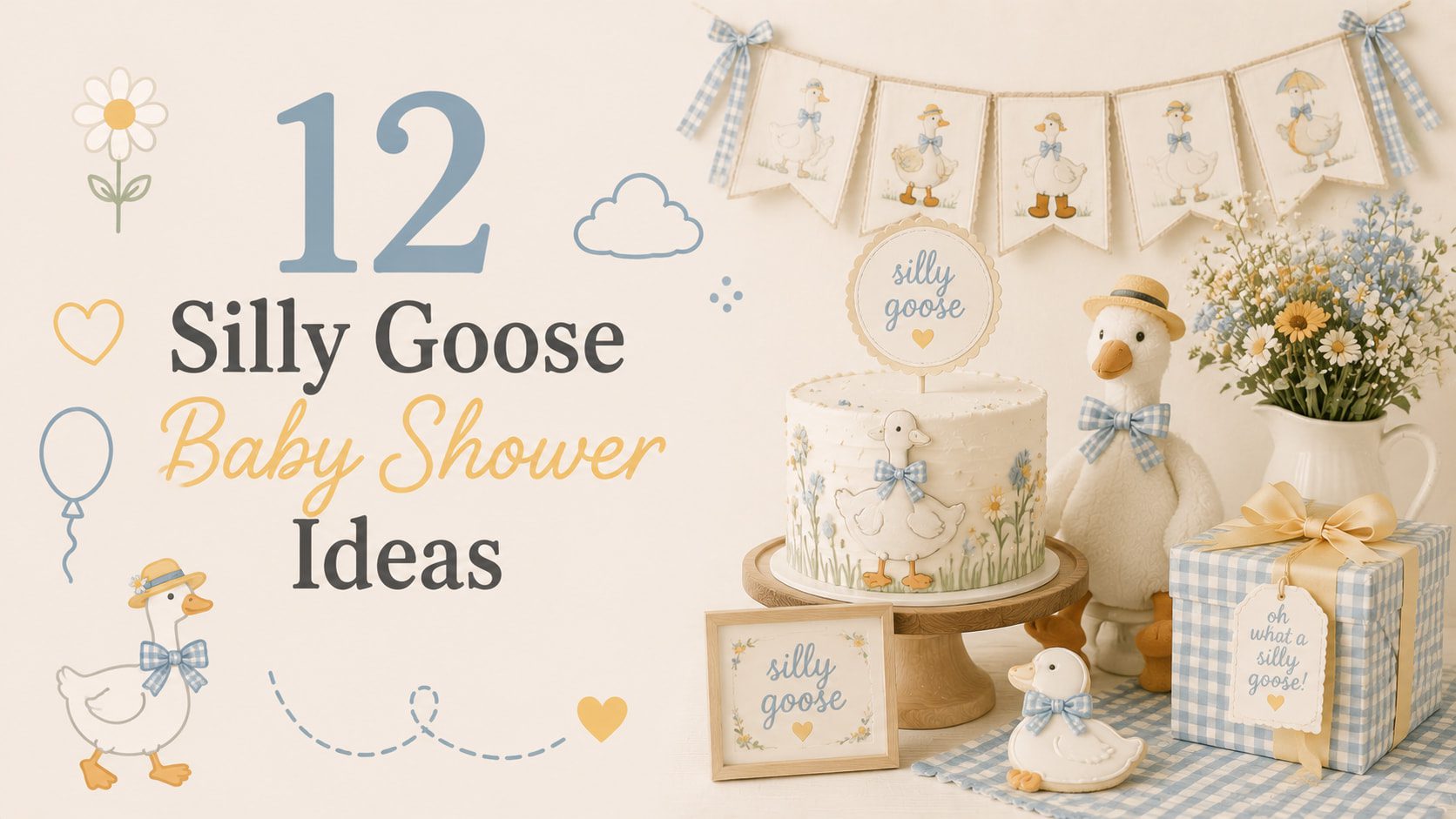 silly goose baby shower ideas