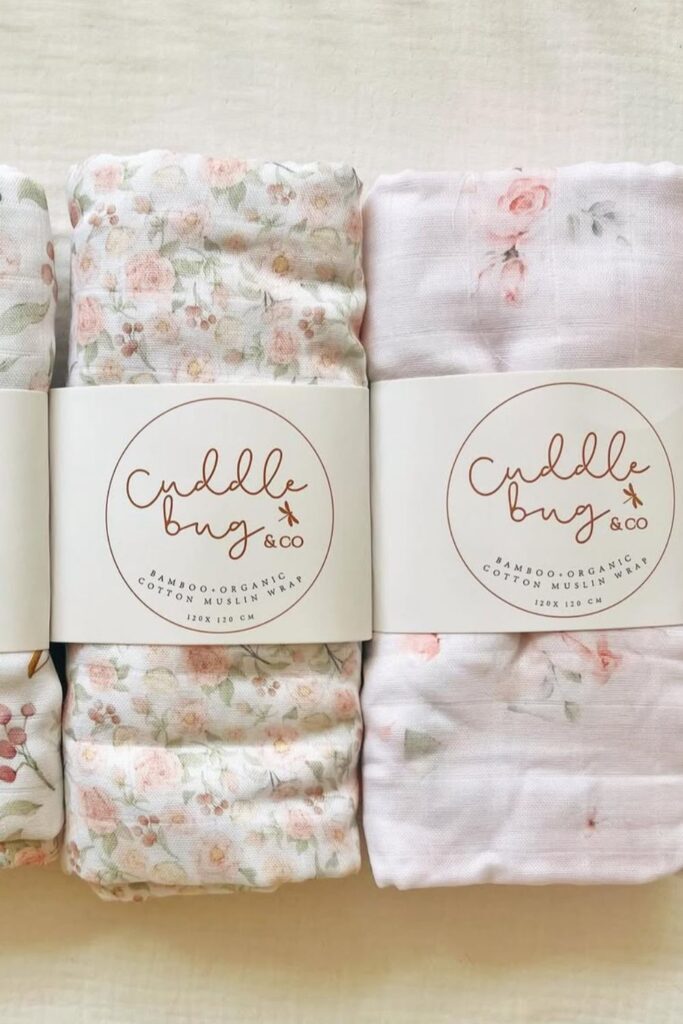 Soft Muslin Swaddle Blanket Bundle