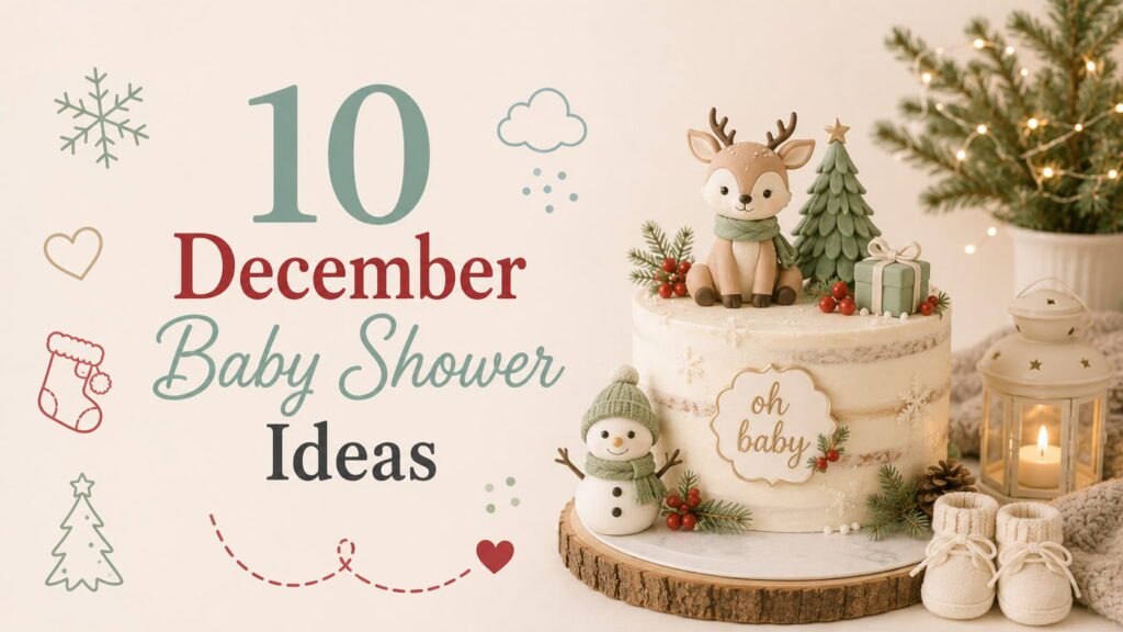 december baby shower ideas