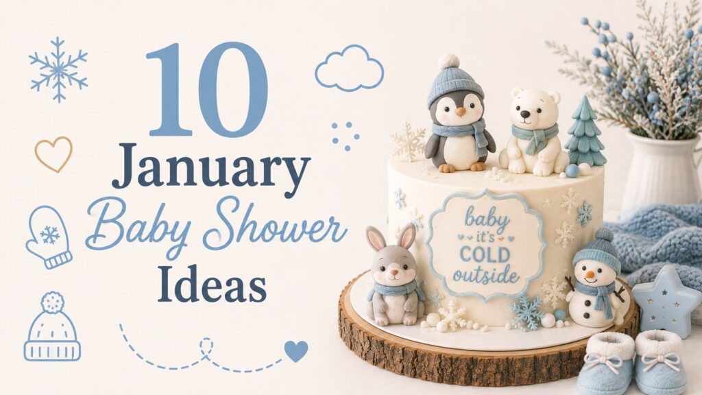 january baby shower ideas