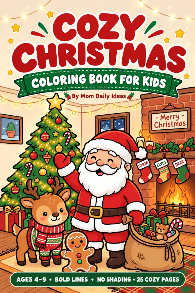 christmas coloring book for kids